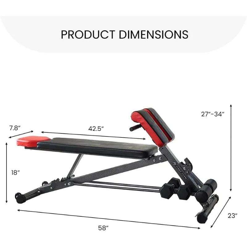 Finer Form Multi-Functional Gym Bench for Full All-in-One