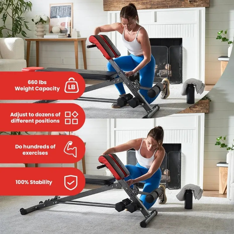 Finer Form Multi-Functional Gym Bench for Full All-in-One